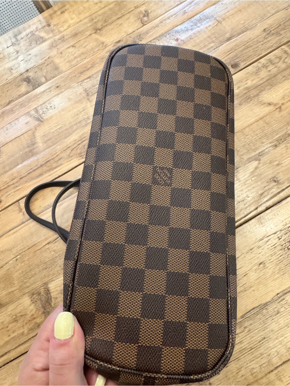 Louis Vuitton | Neverfull PM Tote Bag in the Damier Ebene Pattern - Picture 6 of 12